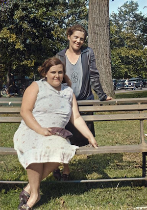 Freda Fialco Dumes, Anna Fialco Shapiro - Spring Mill State Park